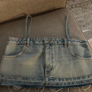 Zara Denim Crop Top size Medium